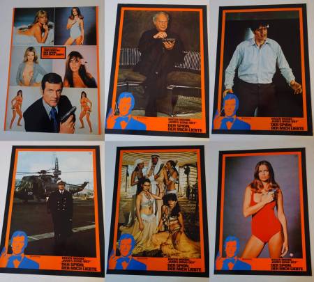 The Spy who loved me original release german jumbo lobby card set